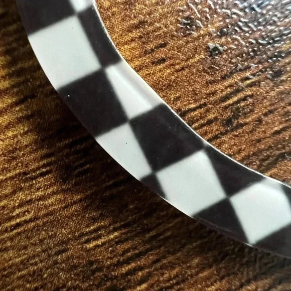 SET: 3 pieces of black & white checked jewelry - Picture 5 of 9